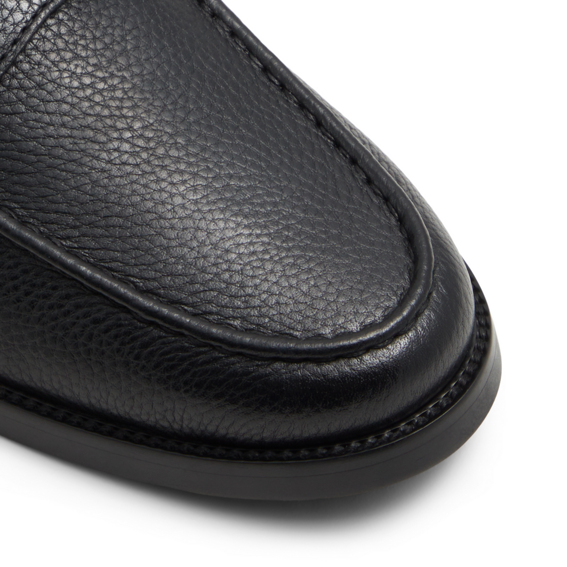 Men PARLIAMENT - Grained Leather Penny Loafers - Ted Baker