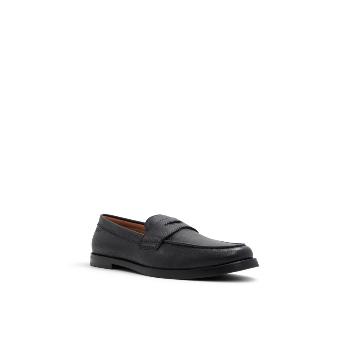 Men PARLIAMENT - Grained Leather Penny Loafers - Ted Baker