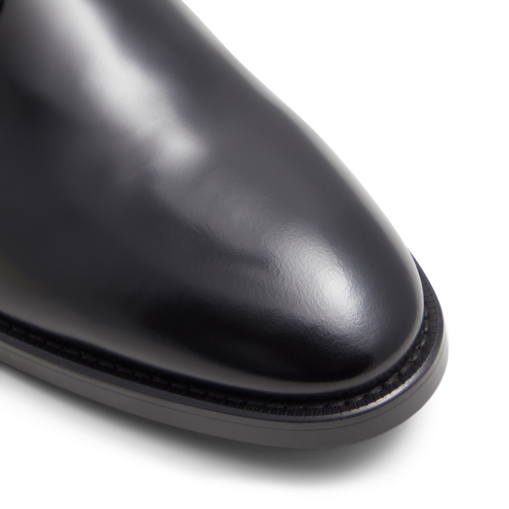 Men REGENT - Black Polished Leather Derby Shoes - Ted Baker