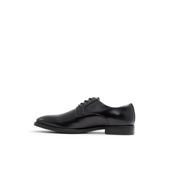 Men REGENT - Black Polished Leather Derby Shoes - Ted Baker