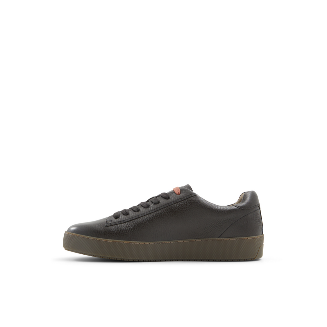 Men WESTWOOD - Black Leather Cup Sole Sneakers - Ted Baker