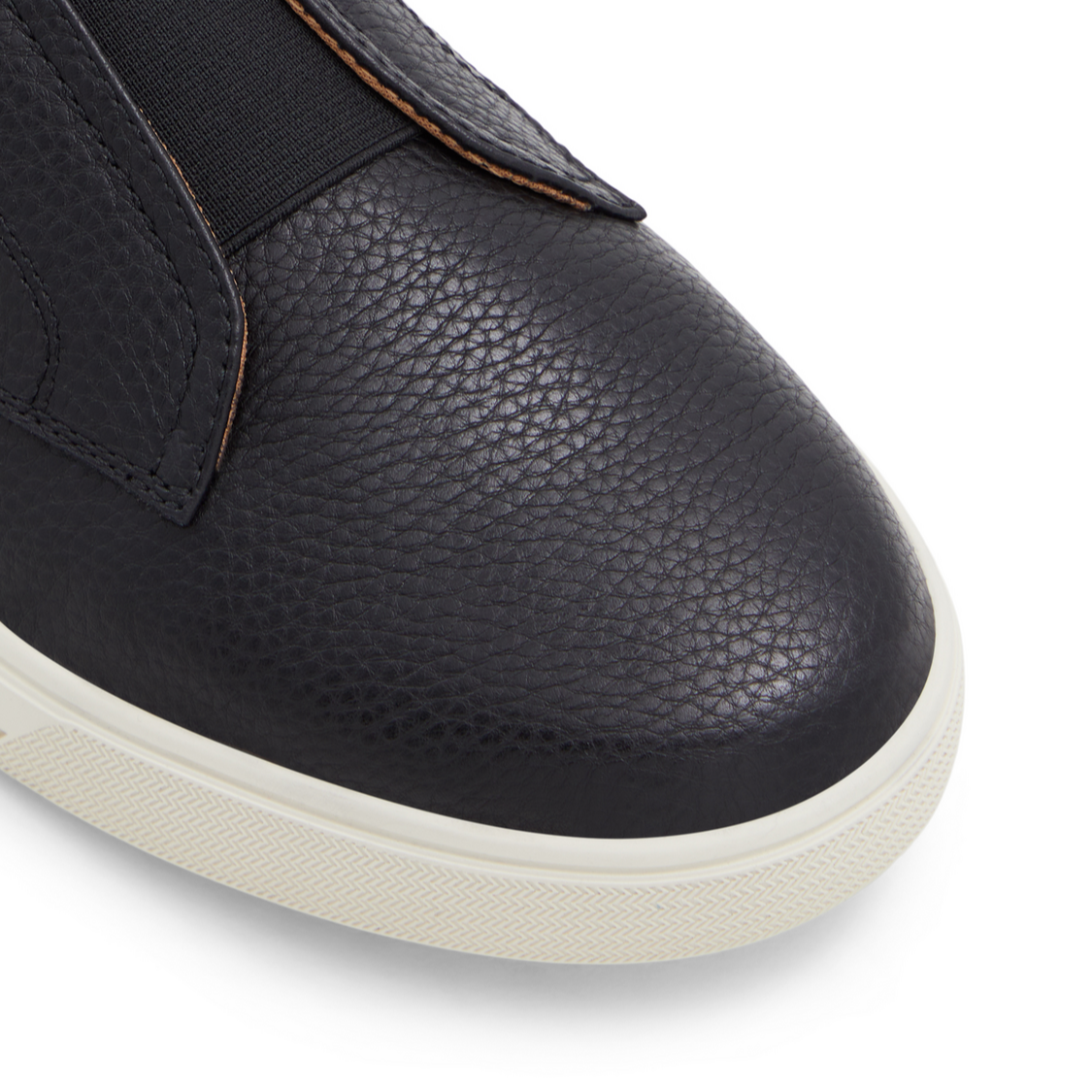 Men BRENTON - Textured Leather Slip On Sneakers - Ted Baker