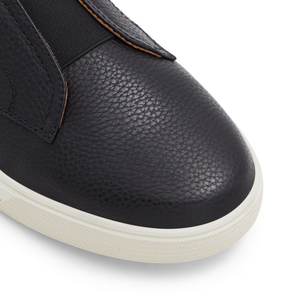 Men BRENTON - Textured Leather Slip On Sneakers - Ted Baker