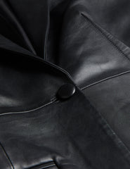 Sale|Women MELLIIE - Longline Single Breasted Leather Blazer - Ted Baker