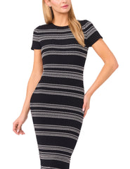Sale|Women EMA - Short Sleeve Maxi Dress With Contrast Stripe - Ted Baker