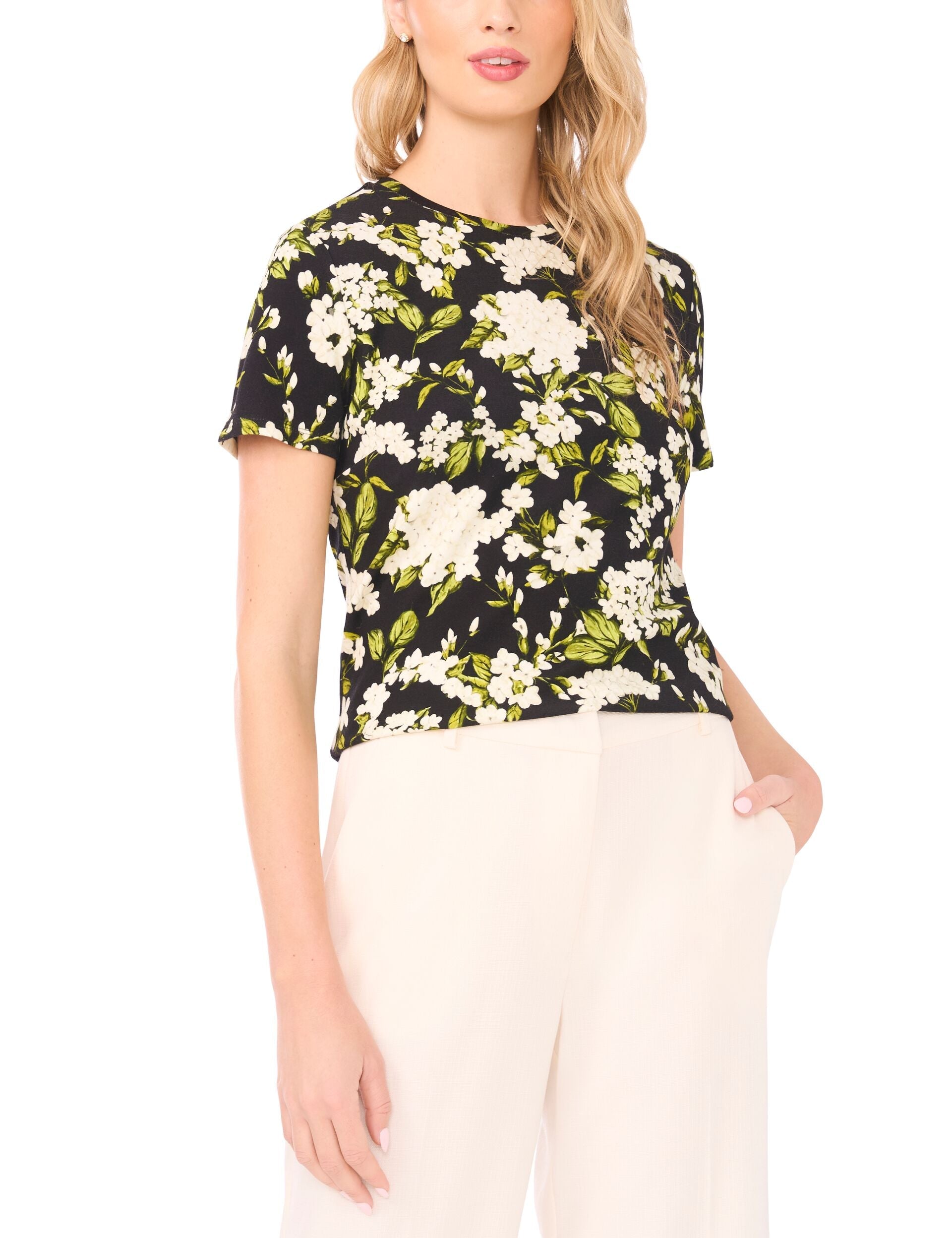 Sale|Women WILLOW Floral Cotton Short Sleeve T-Shirt - Ted Baker
