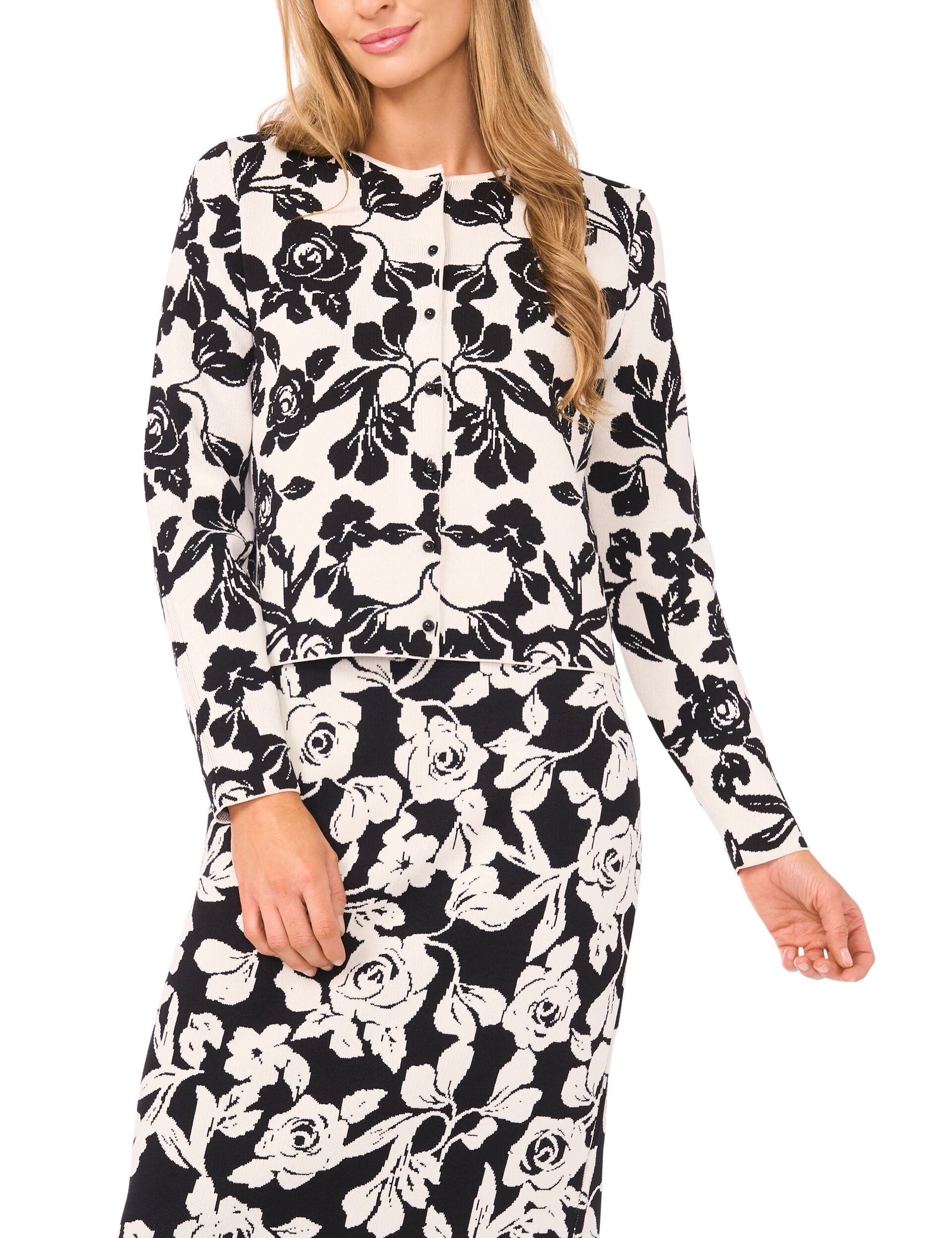 Sale TORY - Rose Jacquard Cardigan - Ted Baker