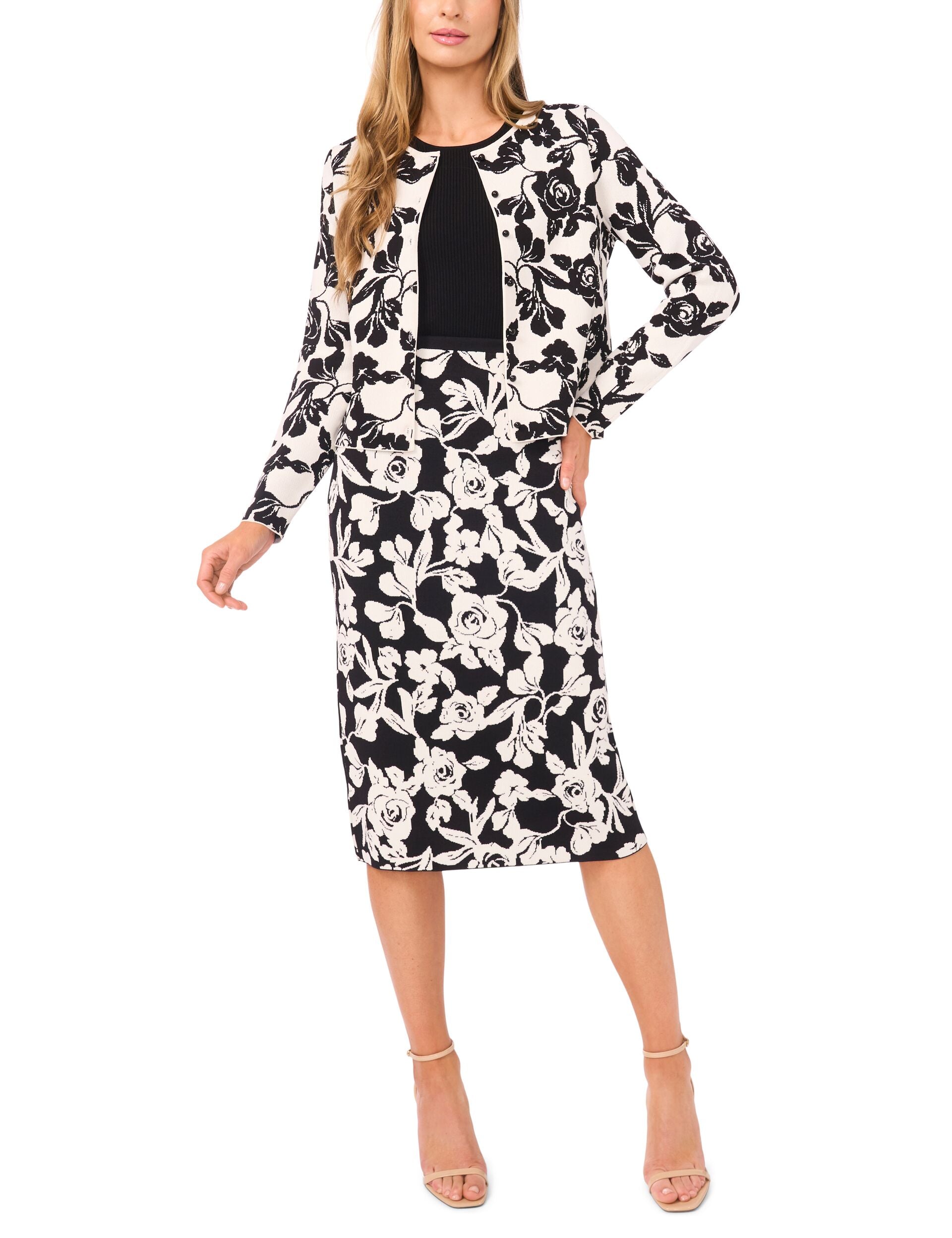 Sale TORY - Rose Jacquard Cardigan - Ted Baker