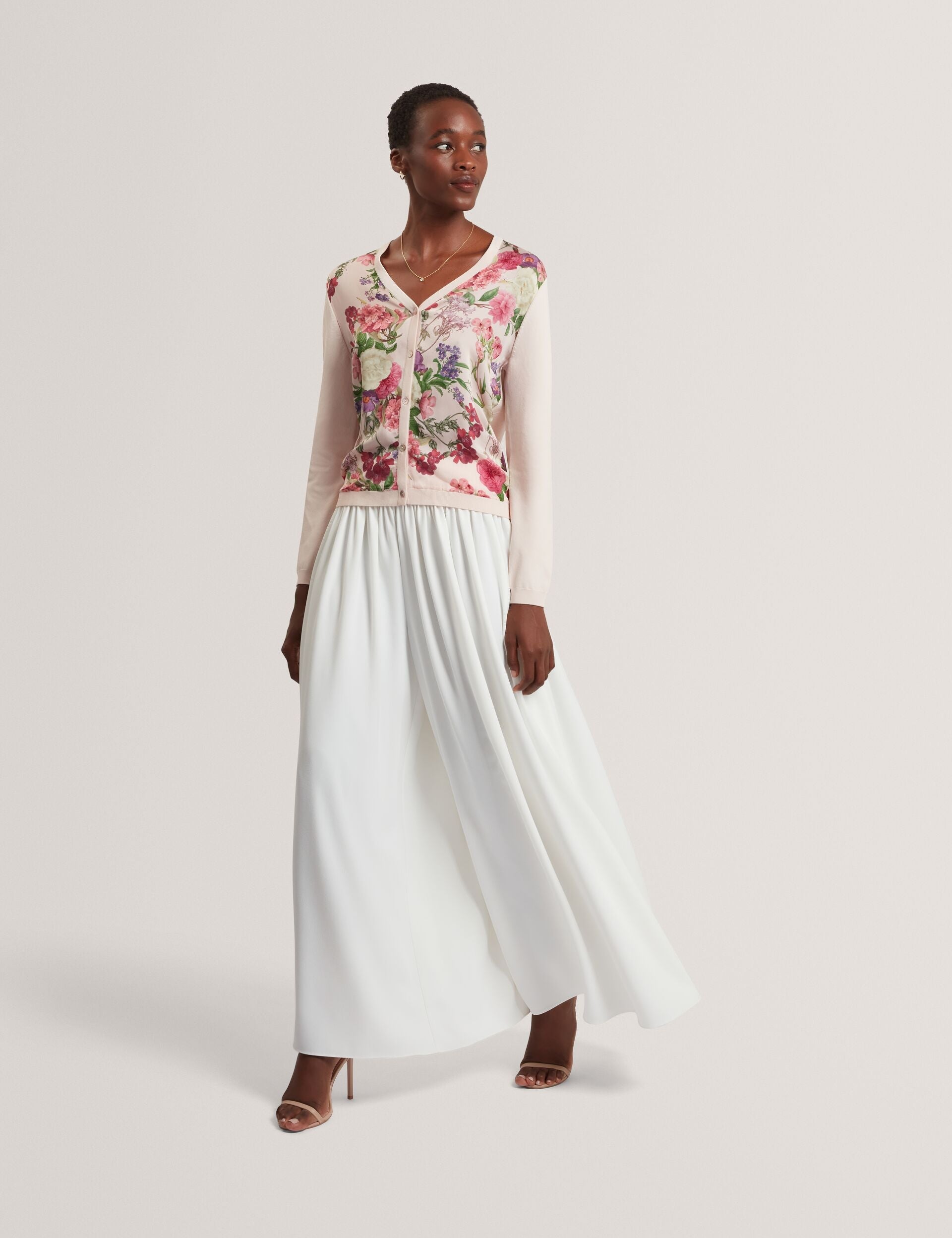 Sale LISA - Mixed Media Cardigan - Ted Baker