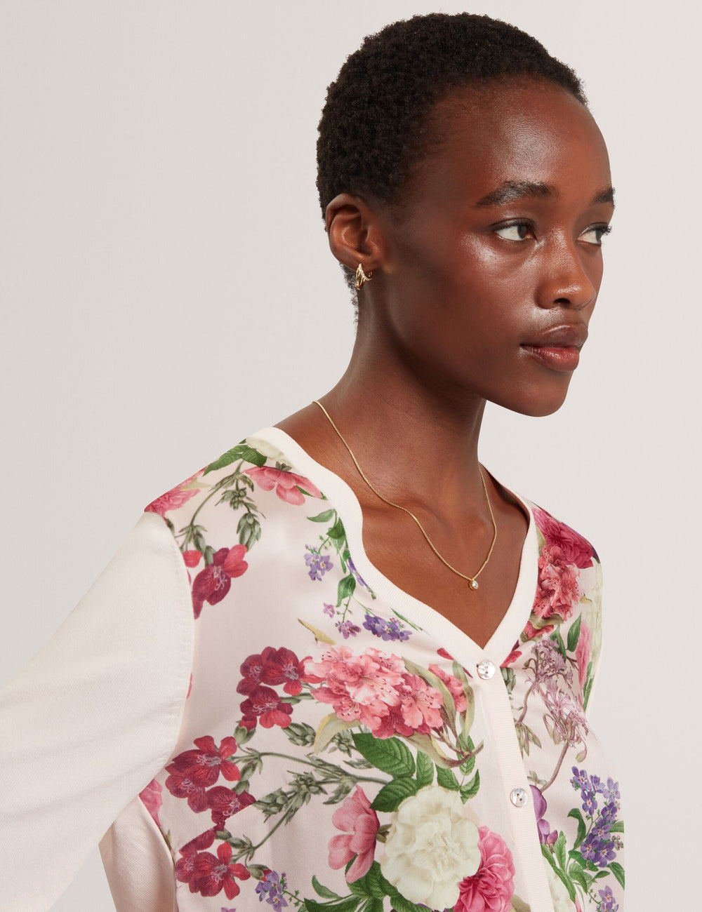 Sale LISA - Mixed Media Cardigan - Ted Baker