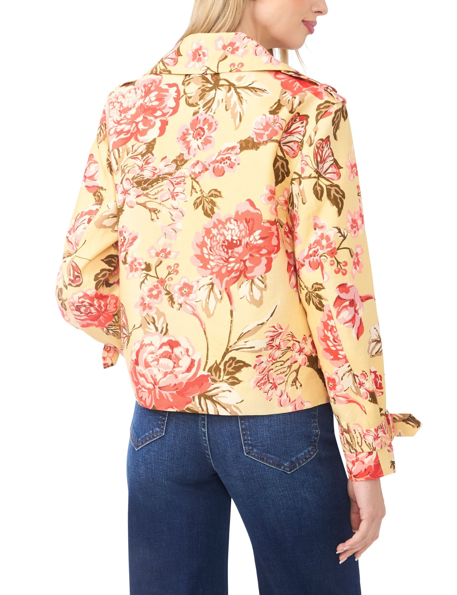 Sale|Women LEAH Floral Print Short Trench Jacket - Ted Baker