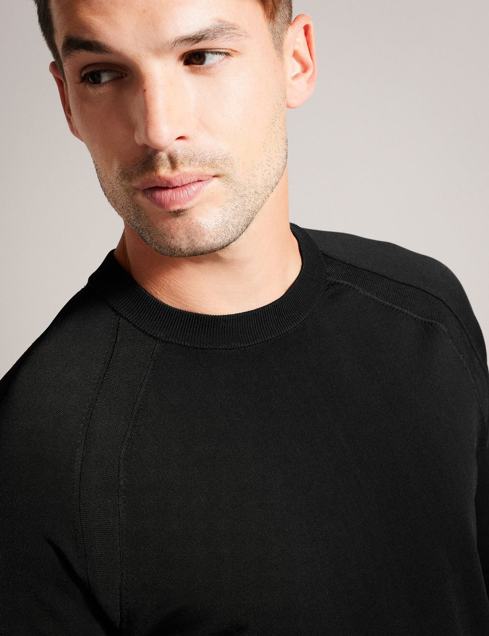 Sale|Men MAYWO - Saddle Shoulder Crew Neck Jumper - Ted Baker