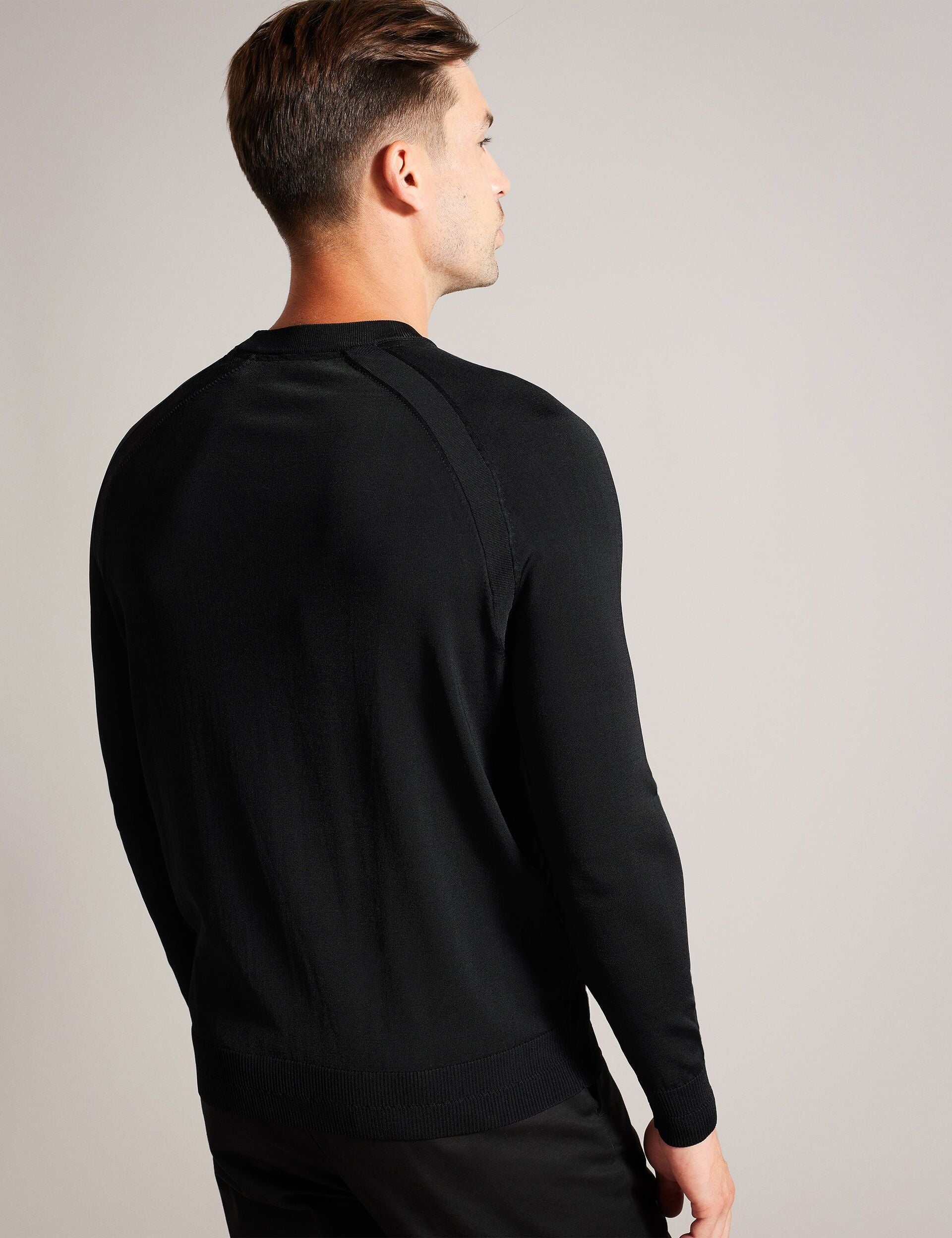 Sale|Men MAYWO - Saddle Shoulder Crew Neck Jumper - Ted Baker