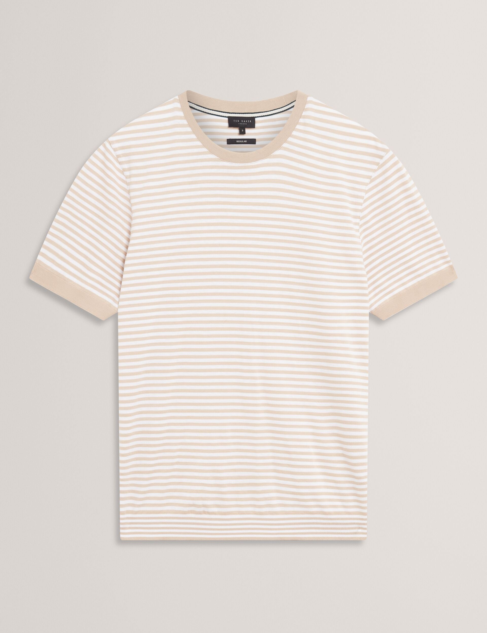 Sale|Men OURME - Classic Stripe Cotton Crew Neck T-Shirt - Ted Baker
