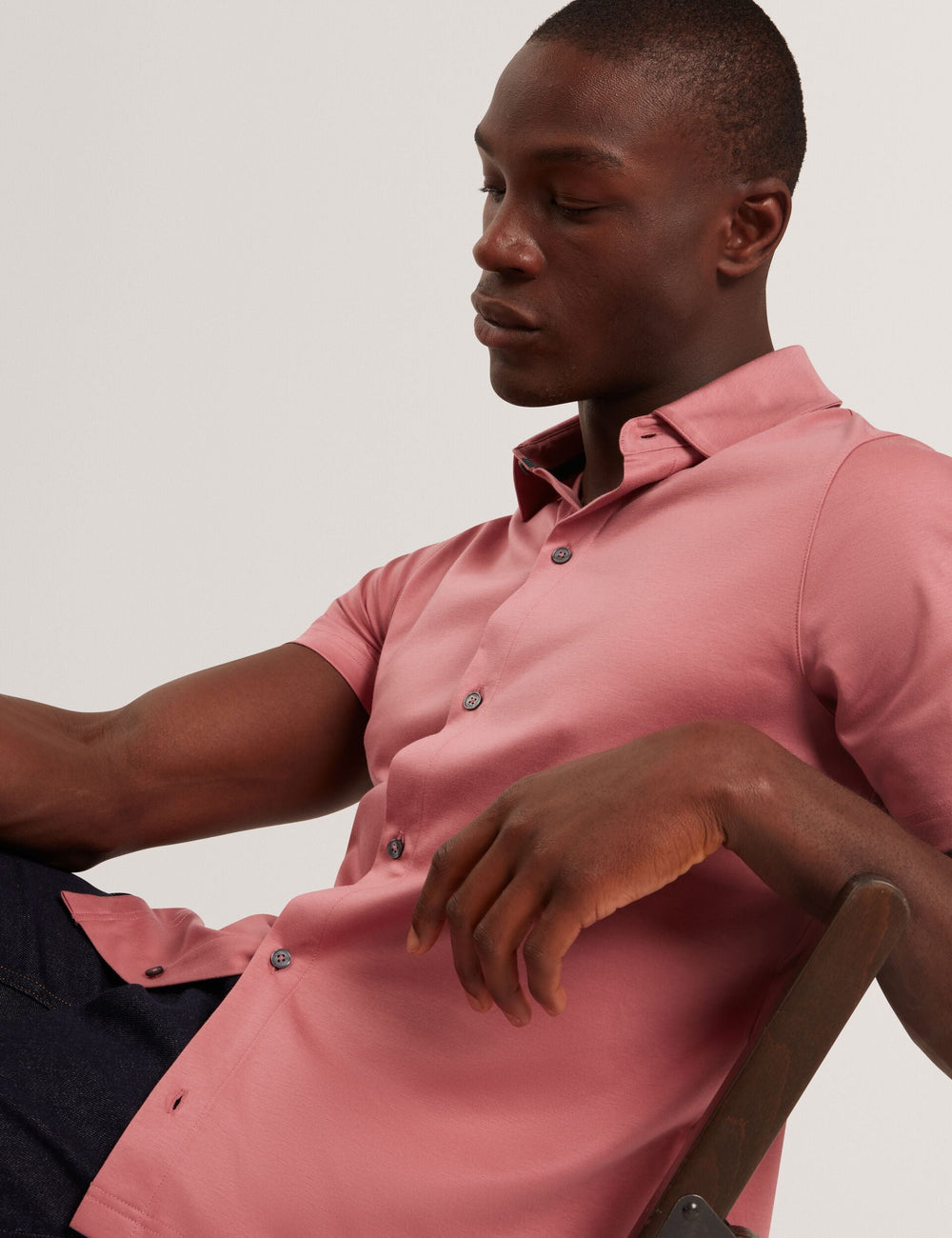 Sale|Men FILLIPP Soft Jersey Button-Through Polo Shirt - Ted Baker
