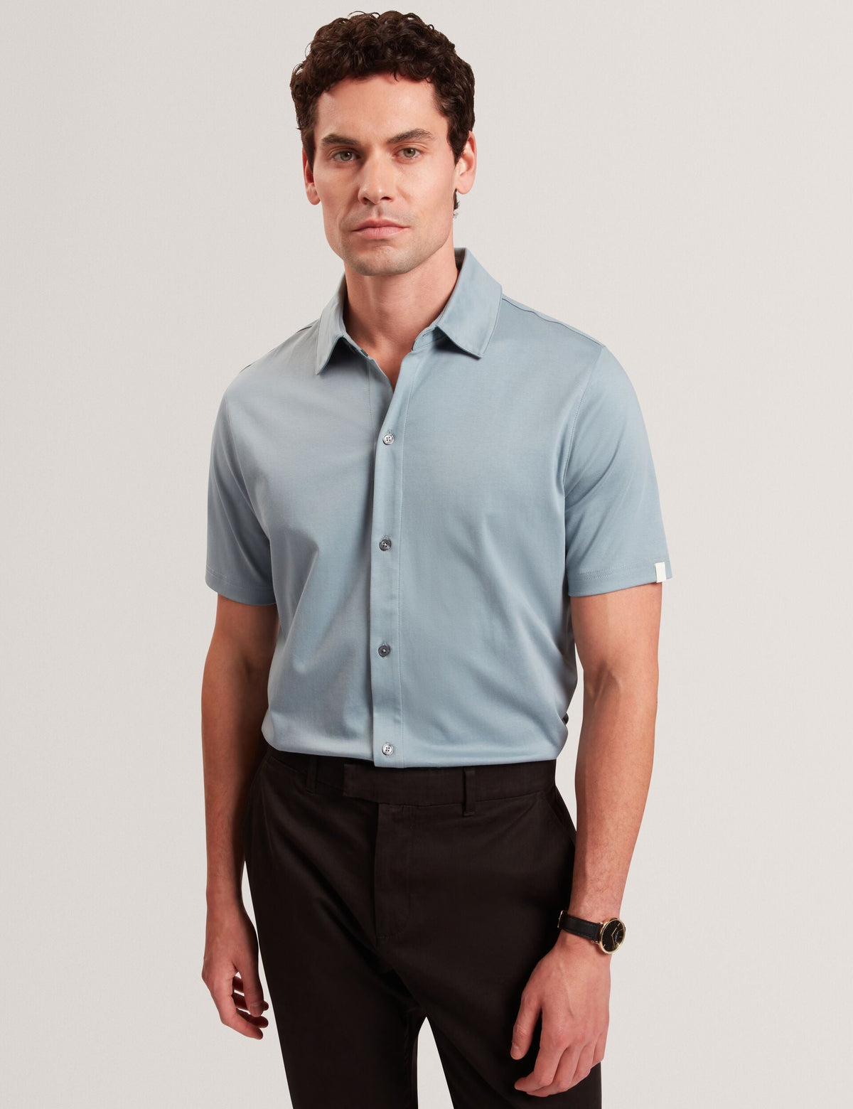 Sale|Men FILLIPP Soft Jersey Button-Through Polo Shirt - Ted Baker