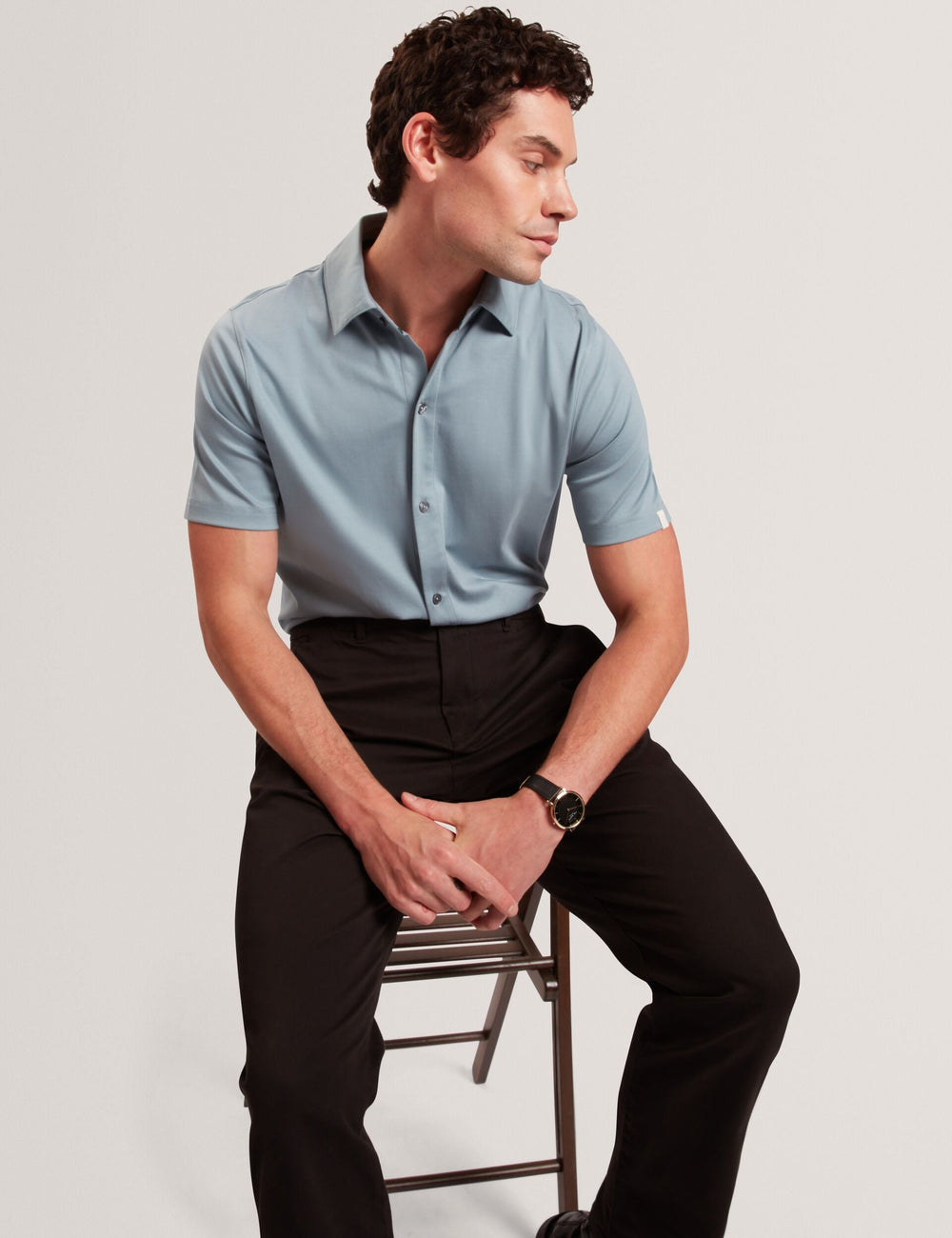 Sale|Men FILLIPP Soft Jersey Button-Through Polo Shirt - Ted Baker