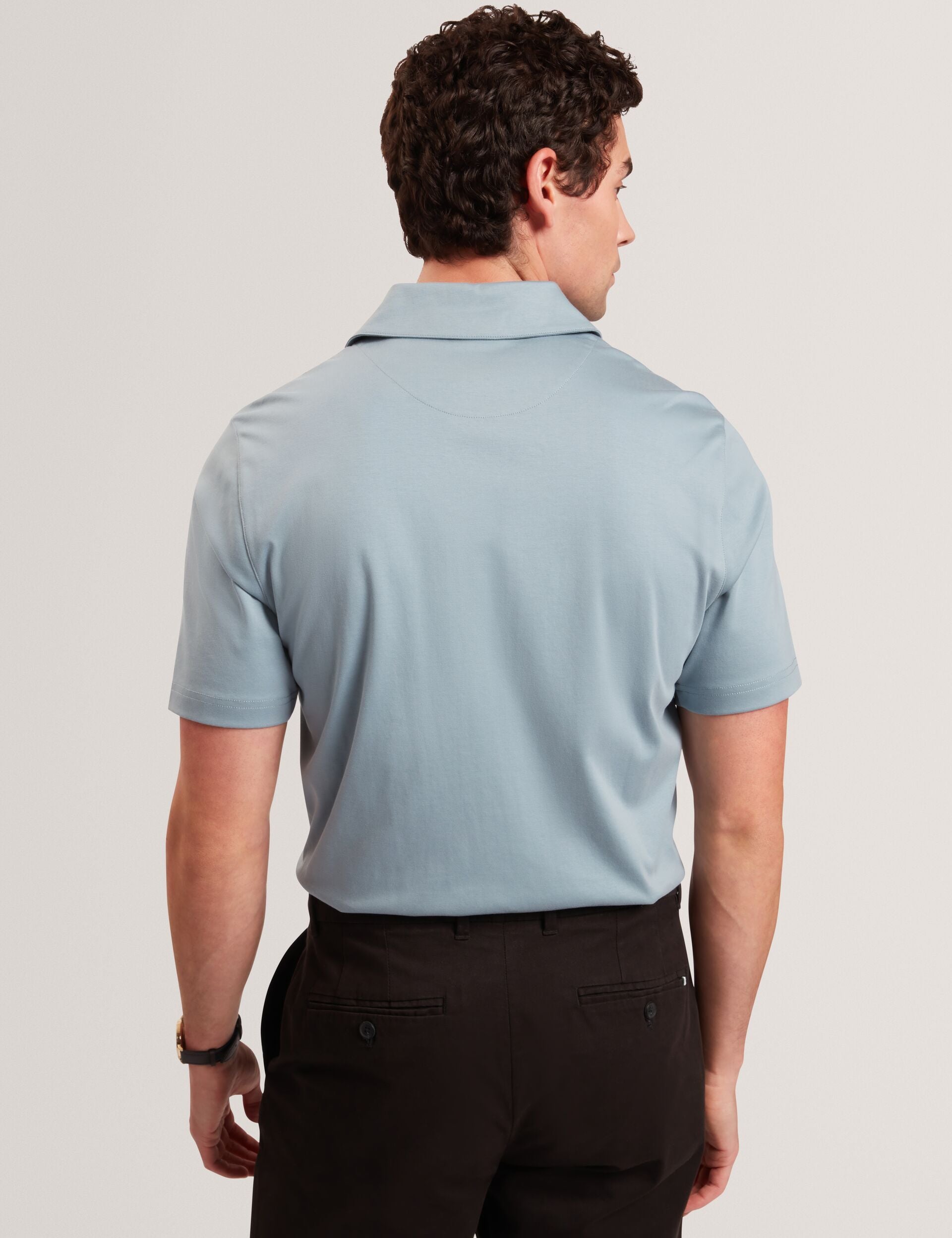 Sale|Men FILLIPP Soft Jersey Button-Through Polo Shirt - Ted Baker
