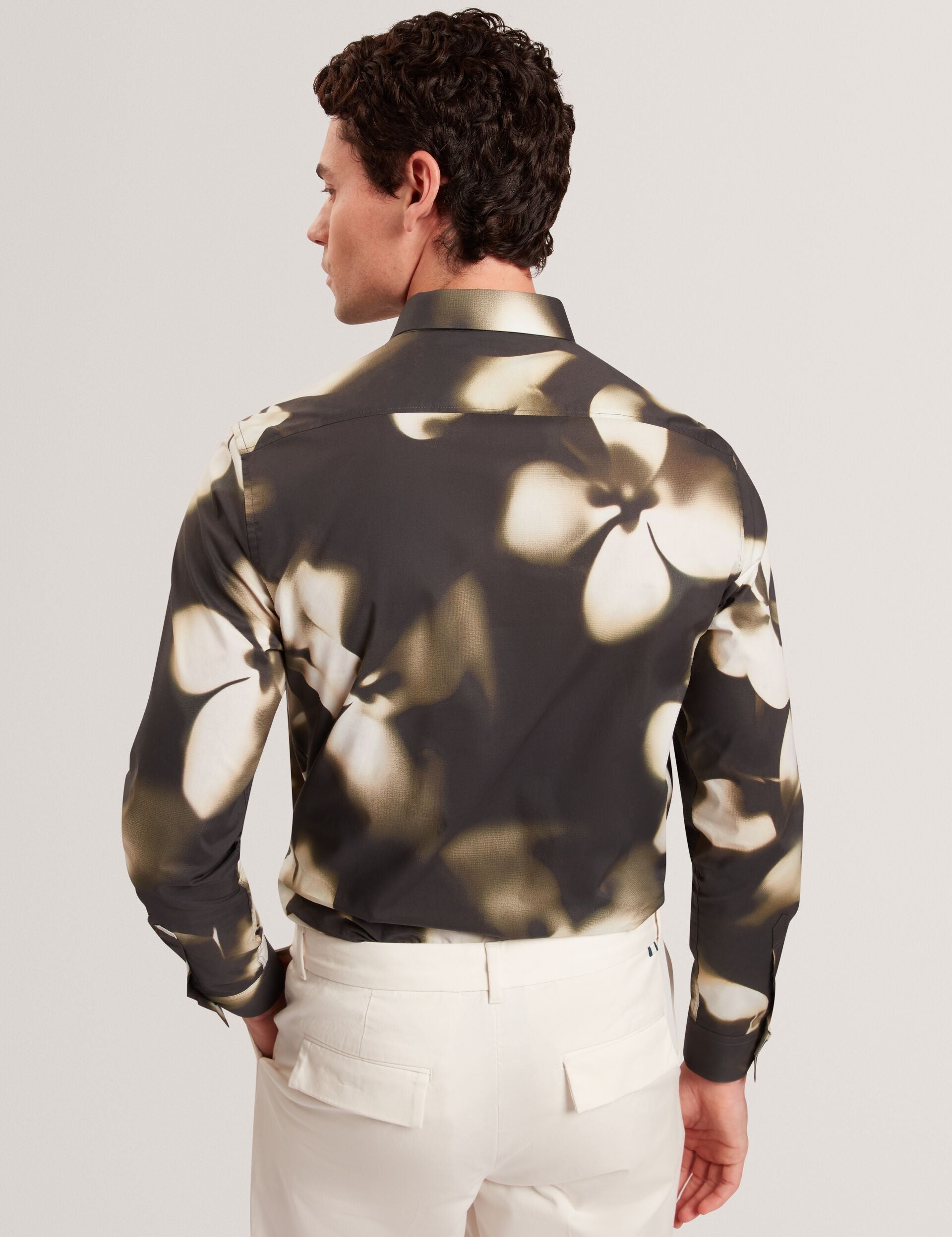 Sale WRENIN Photographic Floral Print Long Sleeve Shirt - Ted Baker