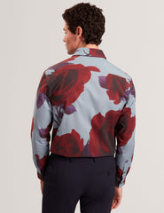 Sale|Men GIVIRA Rose Graphic Cotton Long Sleeve Shirt - Ted Baker