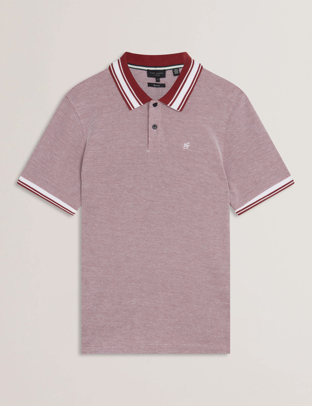 Sale|Men Phenes - Short Sleeve Textured Zip Polo - Ted Baker