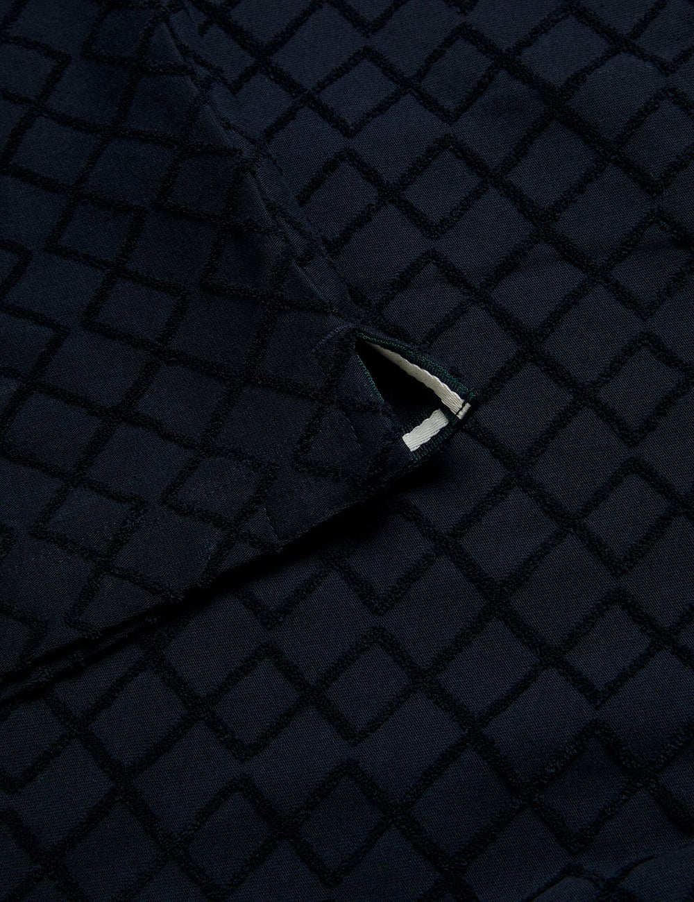 Sale|Men ANSOM - SS Reg Textured Towelling Zip Polo - Ted Baker