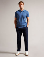 Sale|Men ZEITER - Slim Fit Pure Cotton Polo Shirt - Ted Baker