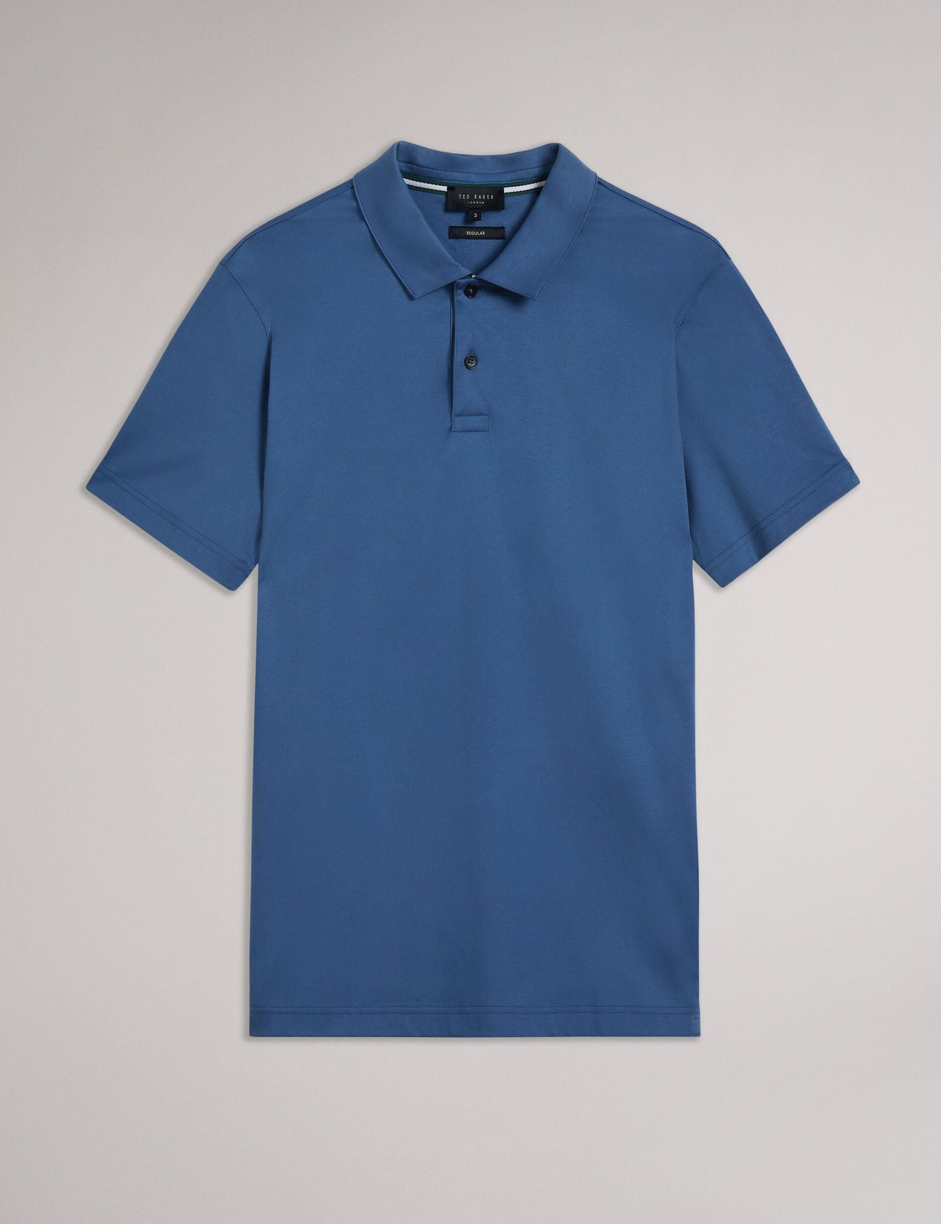 Sale|Men ZEITER - Slim Fit Pure Cotton Polo Shirt - Ted Baker