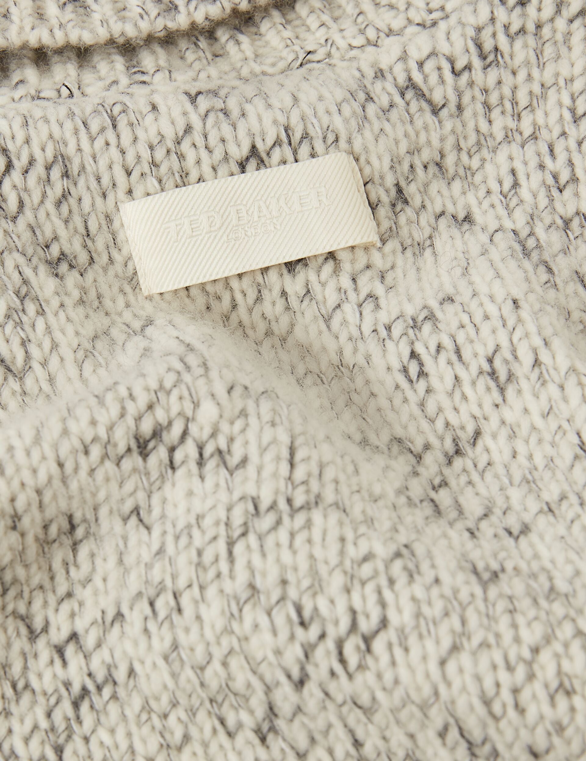 Sale|Men BERRETO Melange Knit Long Sleeve Polo Shirt - Ted Baker