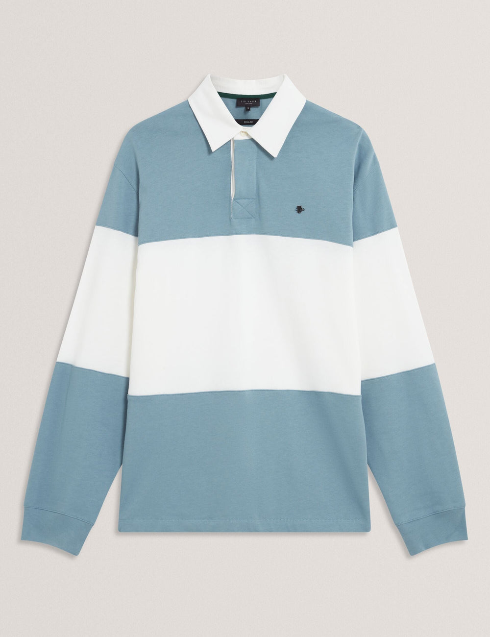 Sale|Men TRAVISS - Long Sleeve Panelled Rugby Shirt - Ted Baker