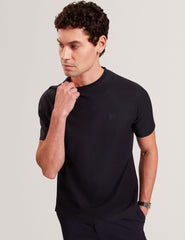Sale|Men KAELITH Textured Panel Cotton Short Sleeve T-Shirt - Ted Baker