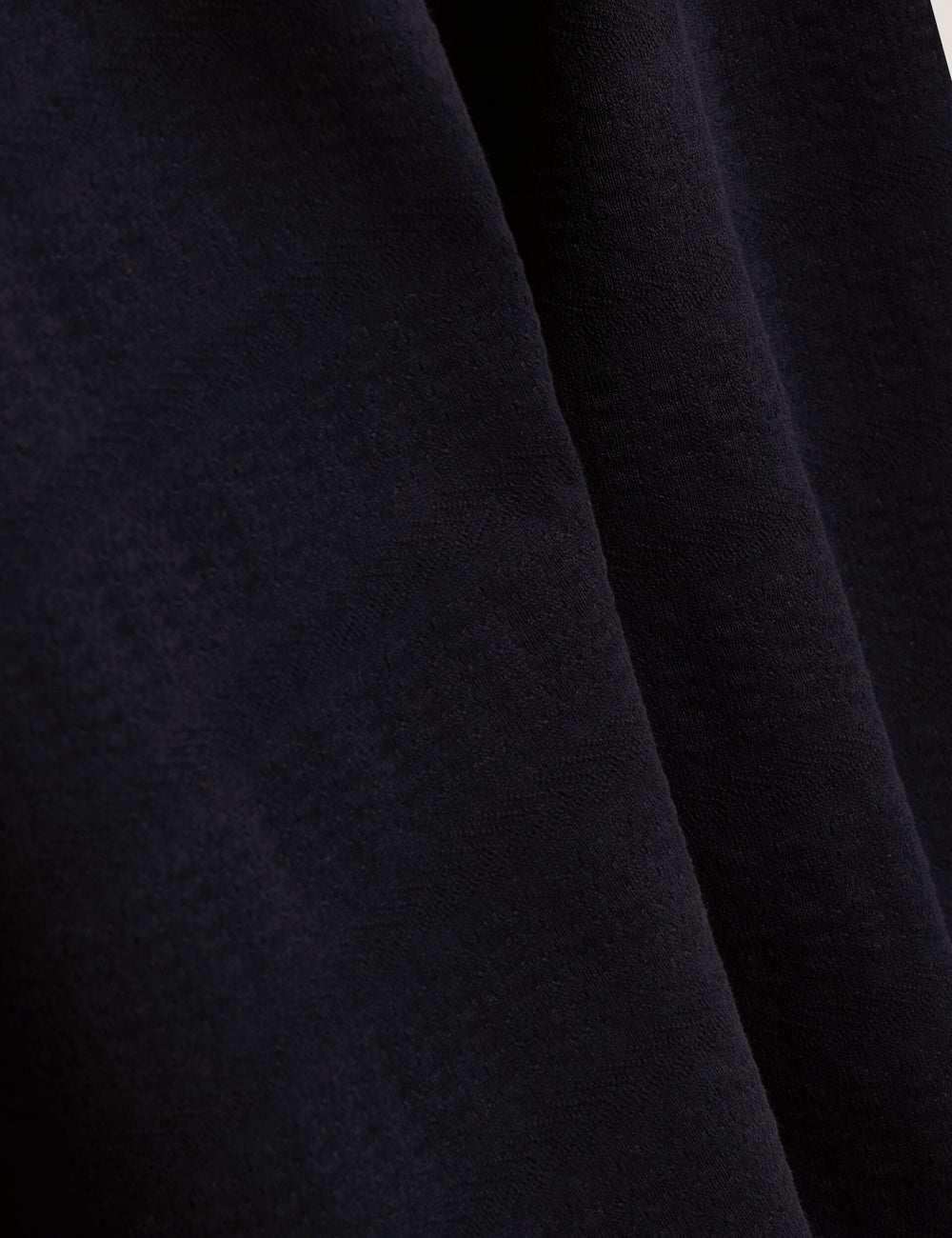 Sale|Men WYTHER Mixed Texture Zip Neck Long Sleeve Polo - Ted Baker