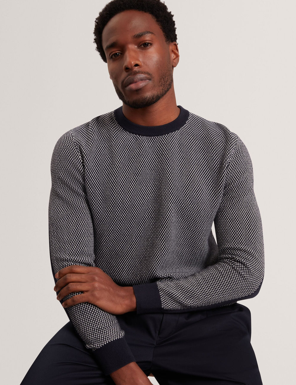 Sale|Men NEOPOTI Contrast Stitch Knit Cotton Polo Shirt - Ted Baker