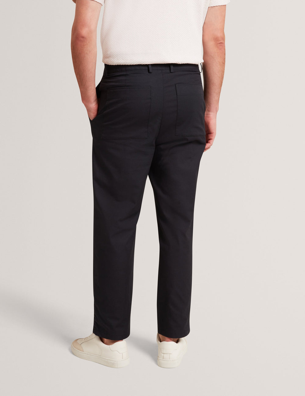 Sale|Men TEDDOT Tapered Leg Cotton Stretch Twill Pants - Ted Baker