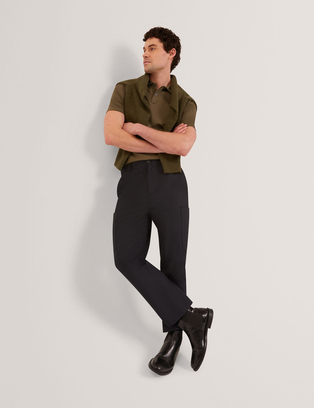 Sale|Men PORTYAL Tapered Stretch Cotton Cargo Pants - Ted Baker