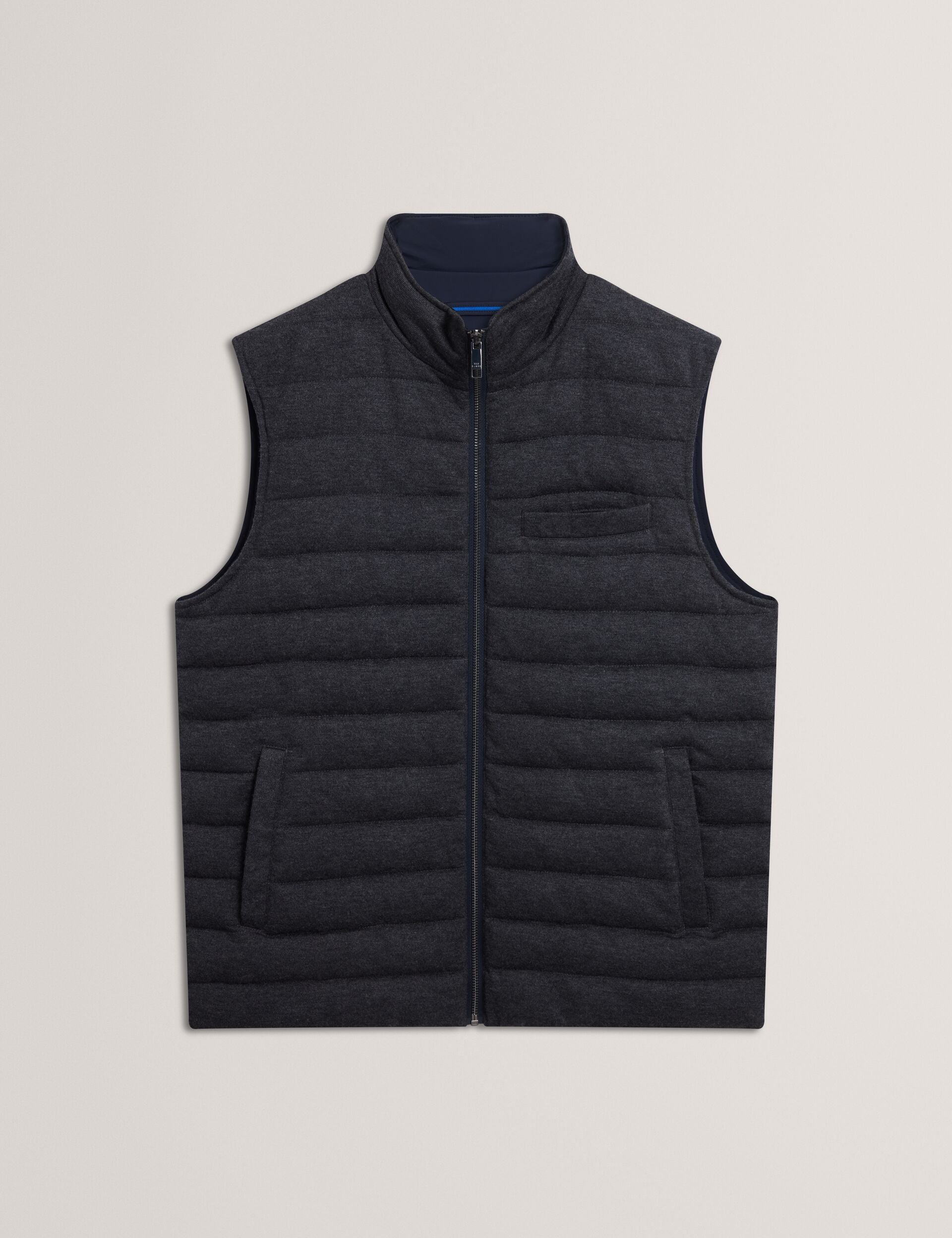 Sale|Men DOPPEL Reversible Fine Knit Quilted Gilet - Ted Baker