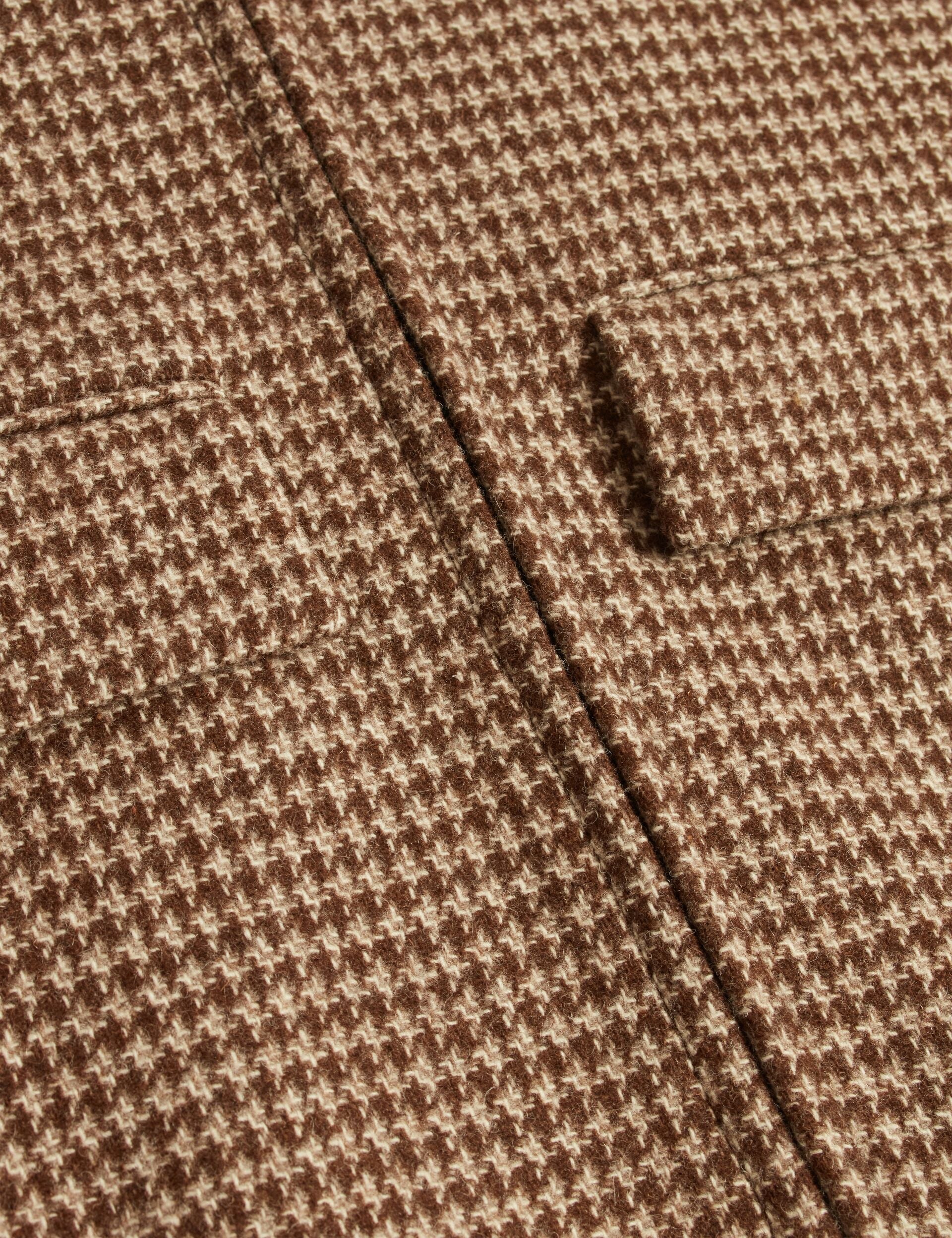 Sale|Men BAGLAN Dogtooth Check Wool Harrington Jacket - Ted Baker