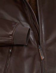 Sale|Men WAGGONER - Leather Bomber Jacket - Ted Baker