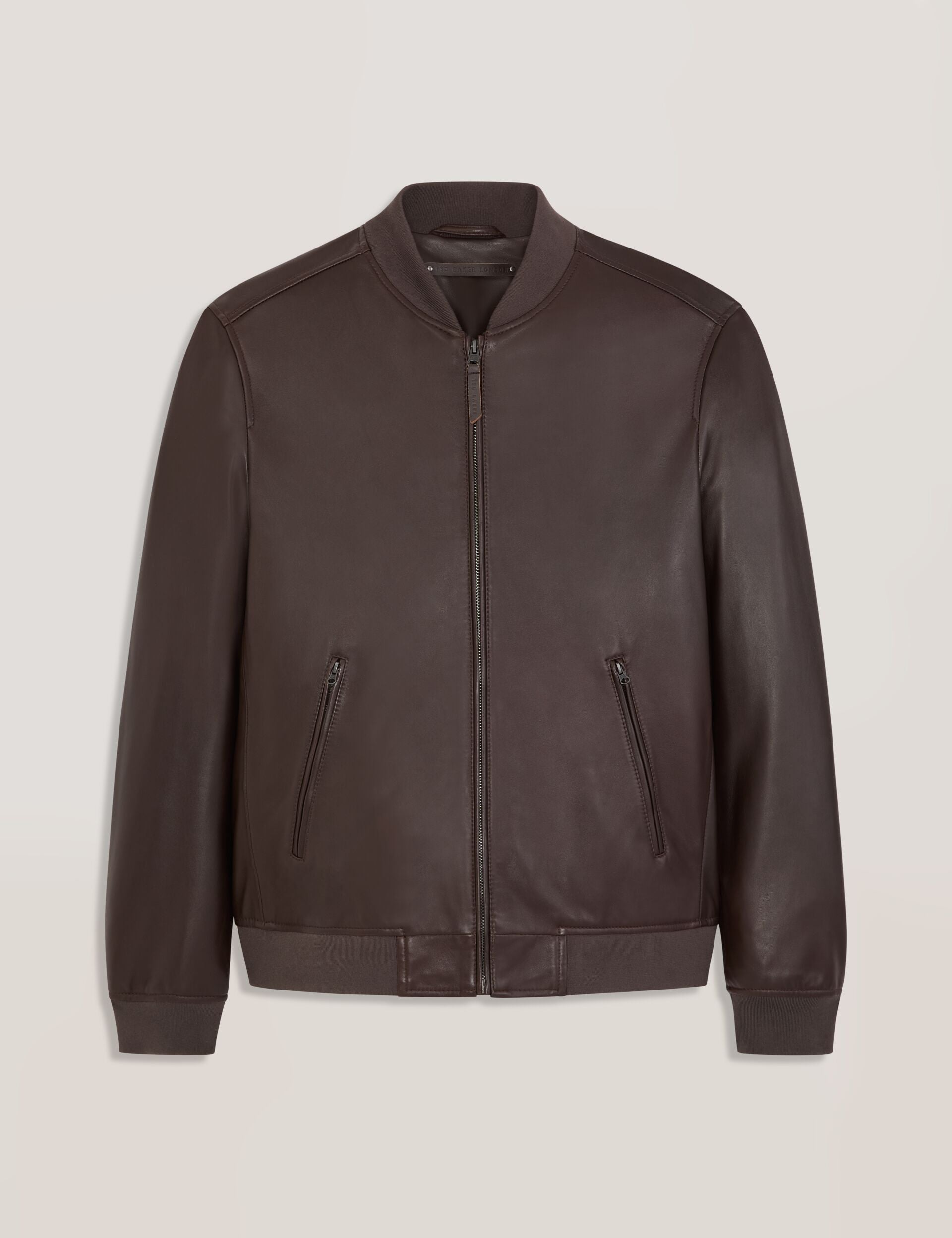 Sale|Men WAGGONER - Leather Bomber Jacket - Ted Baker