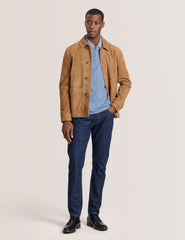Sale|Men WALLY - Suede 3-Pocket Button Front Jacket - Ted Baker