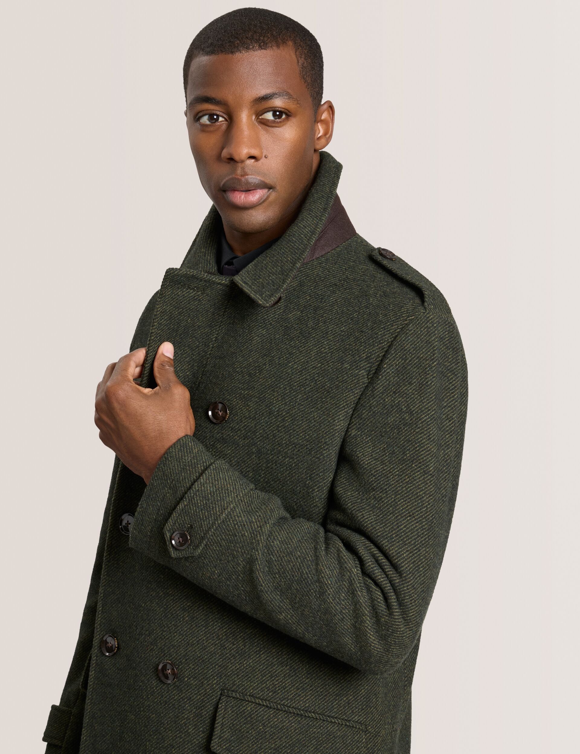 Sale|Men WINDYHILL - Twill Overcoat - Ted Baker