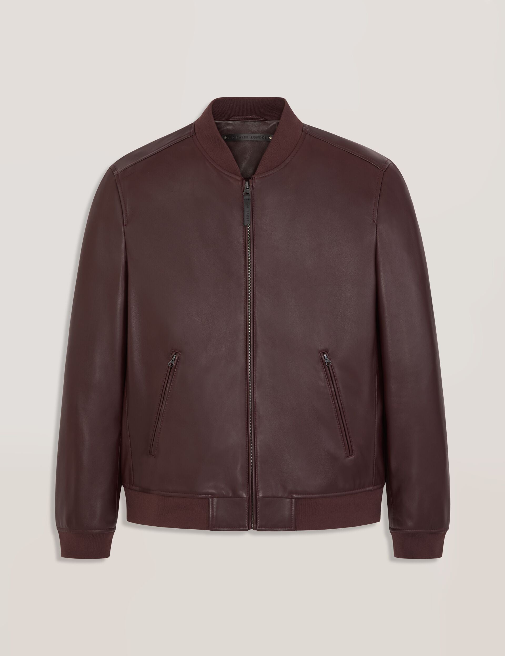 Sale|Men WAGGONER - Leather Bomber Jacket - Ted Baker