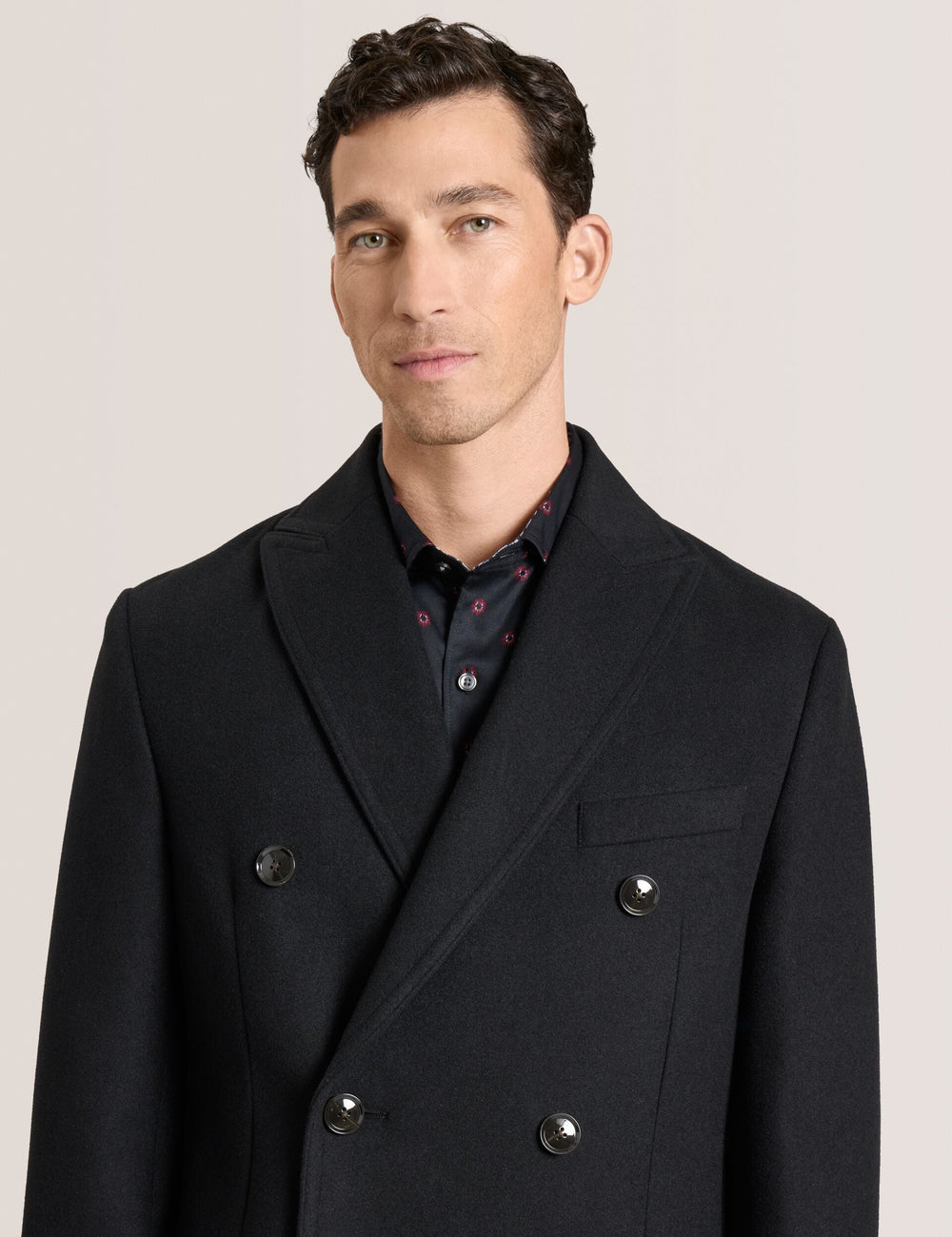 Sale|Men WINTHROP - Double Breasted Overcoat - Ted Baker
