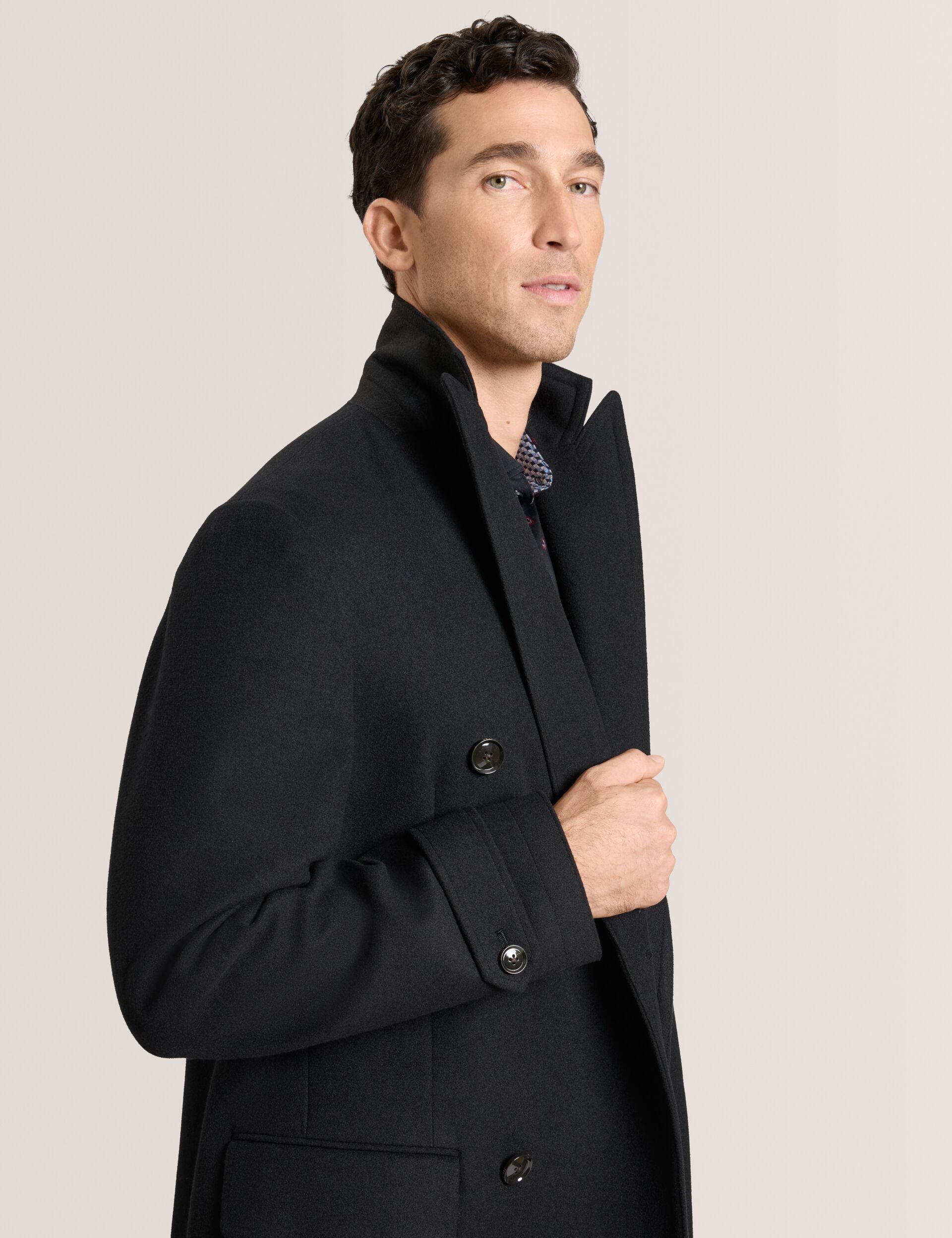 Sale|Men WINTHROP - Double Breasted Overcoat - Ted Baker