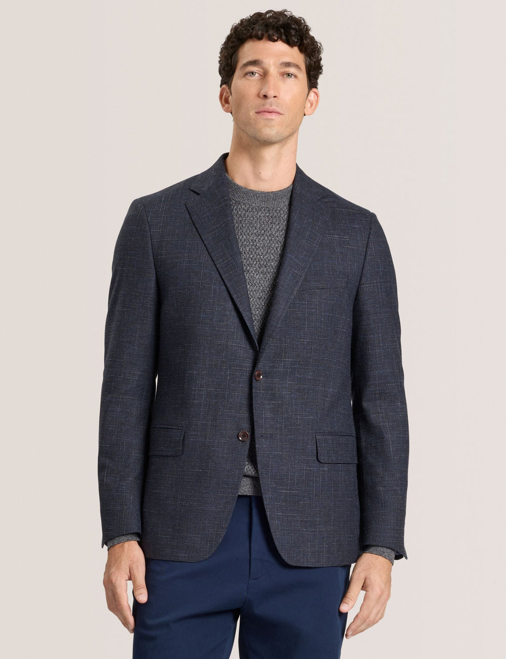 Sale|Men WELLINGTON – Single Breasted Two Button Notch Patch Pocket Weave Jacket - Ted Baker
