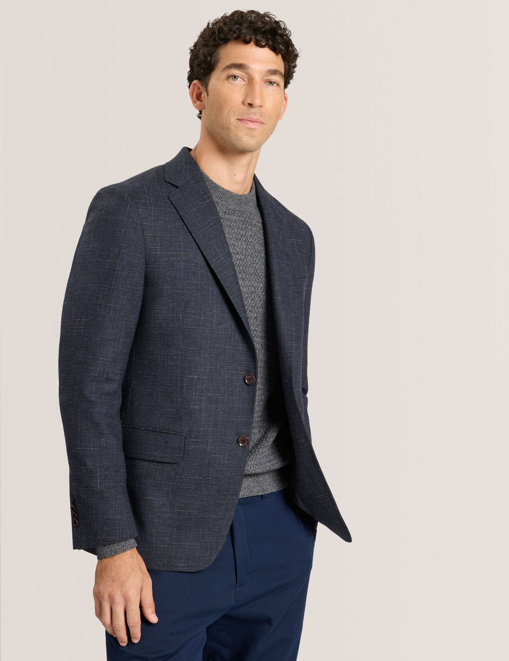 Sale|Men WELLINGTON – Single Breasted Two Button Notch Patch Pocket Weave Jacket - Ted Baker