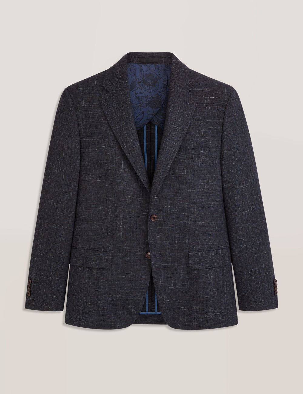 Sale|Men WELLINGTON – Single Breasted Two Button Notch Patch Pocket Weave Jacket - Ted Baker