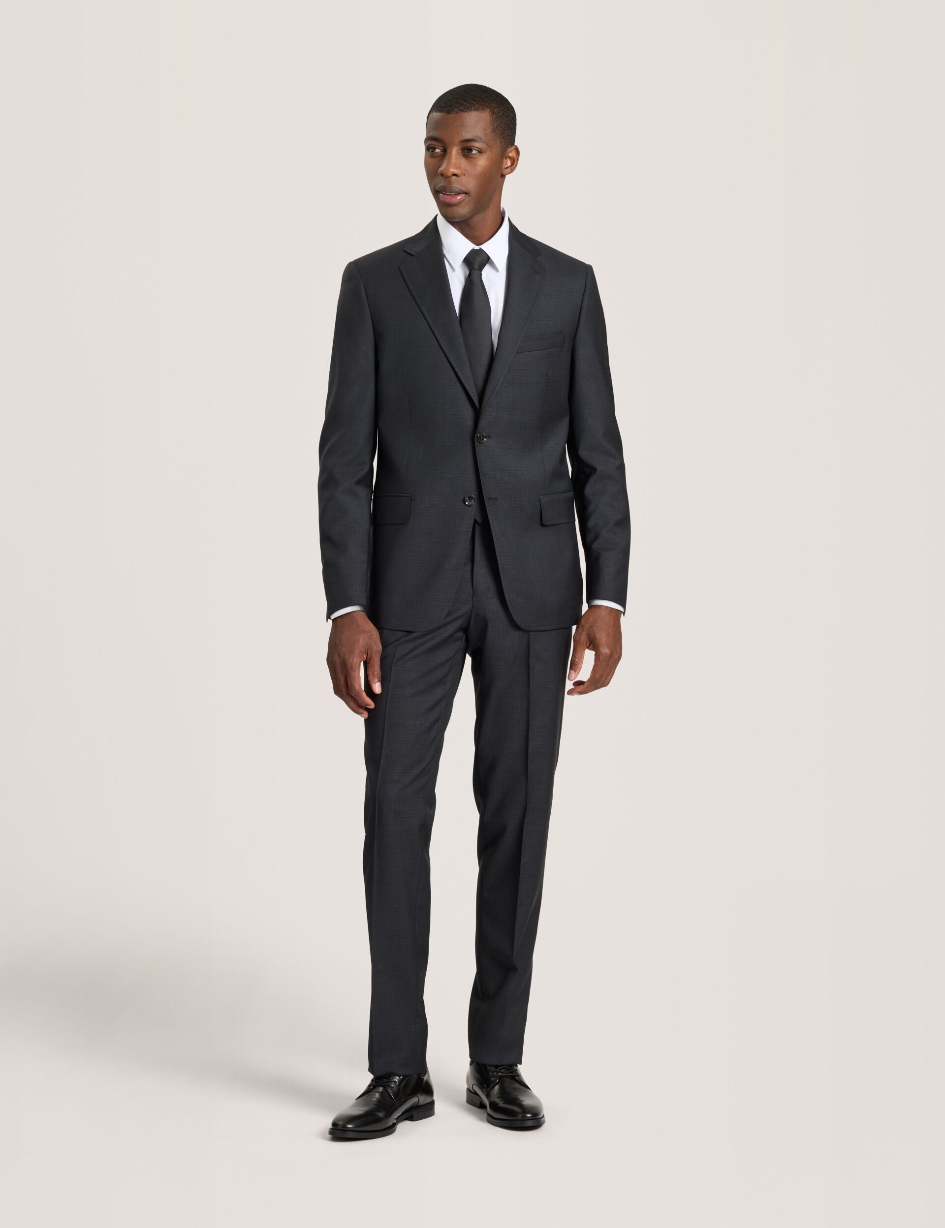 Sale|Men WRIGHT-GRID – Single Breasted Two Button Notch Fully Fashioned Grid Suit Jacket - Ted Baker