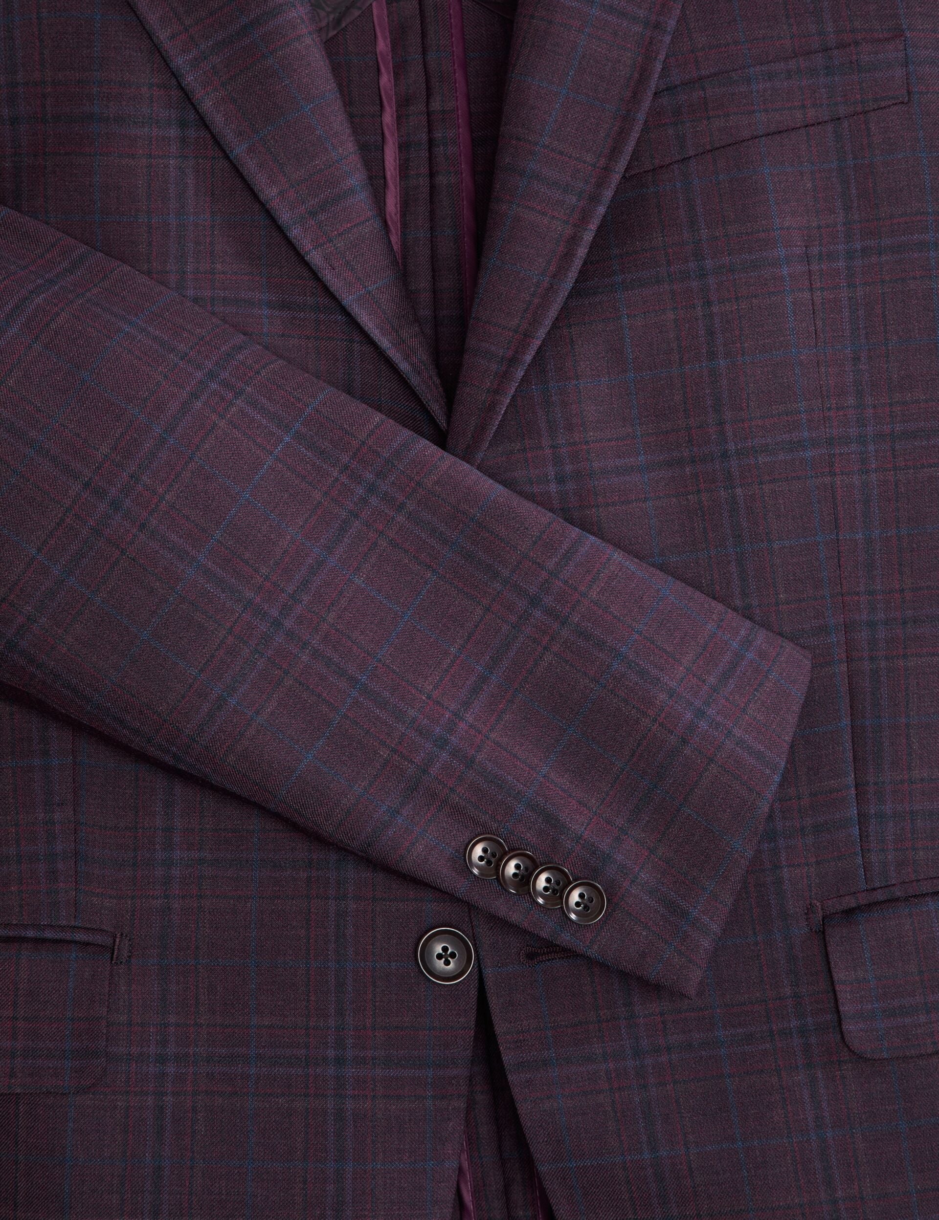 Sale|Men WINFRED – Single Breasted Two Button Notch Fully Fashioned Plaid Jacket - Ted Baker