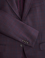 Sale|Men WINFRED – Single Breasted Two Button Notch Fully Fashioned Plaid Jacket - Ted Baker